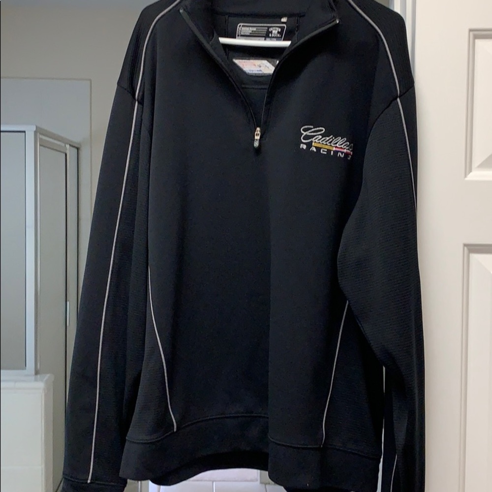 Cadillac Racing Cutter & Buck drytec pullover